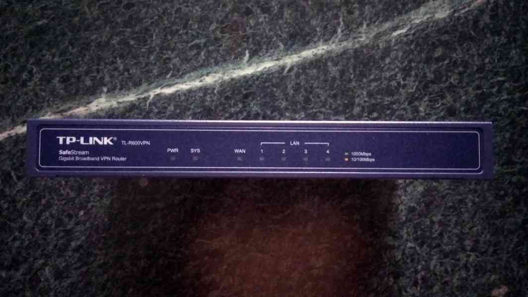 Prodám profesionální router TL-R600VPN VPN - foto 1