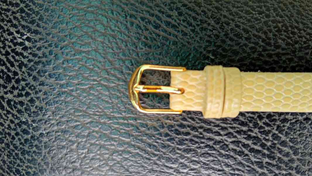 Dámské hodinky PRIM Quartz (Zlatý ciferník, béžový řemínek) - foto 4