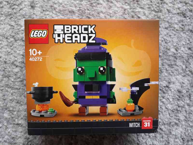 nové LEGO BrickHeadz 40272 Halloweenská čarodějnice - foto 1