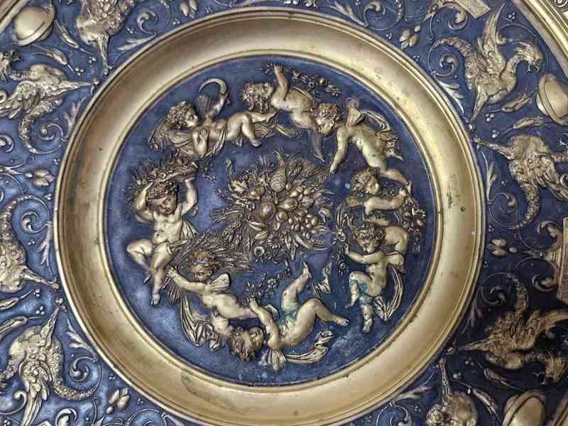 Luxusní  mosazný Nástolec s Putti - foto 5