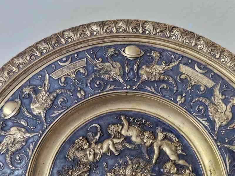 Luxusní  mosazný Nástolec s Putti - foto 4