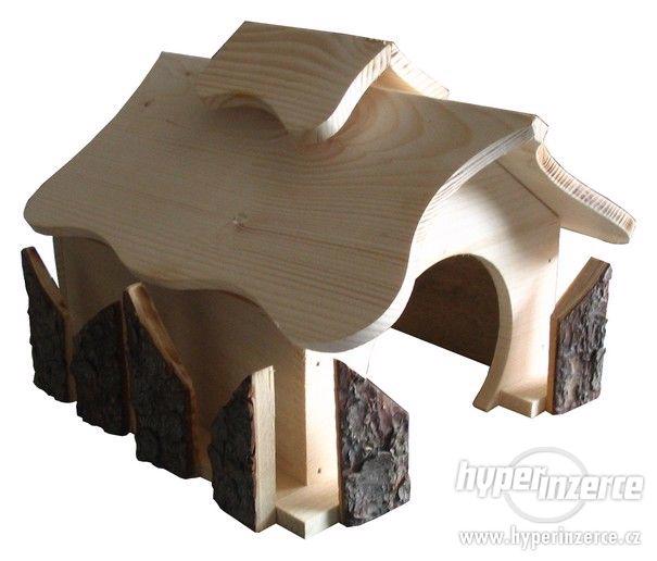 Dřevěný domeček pro morče - foto 1