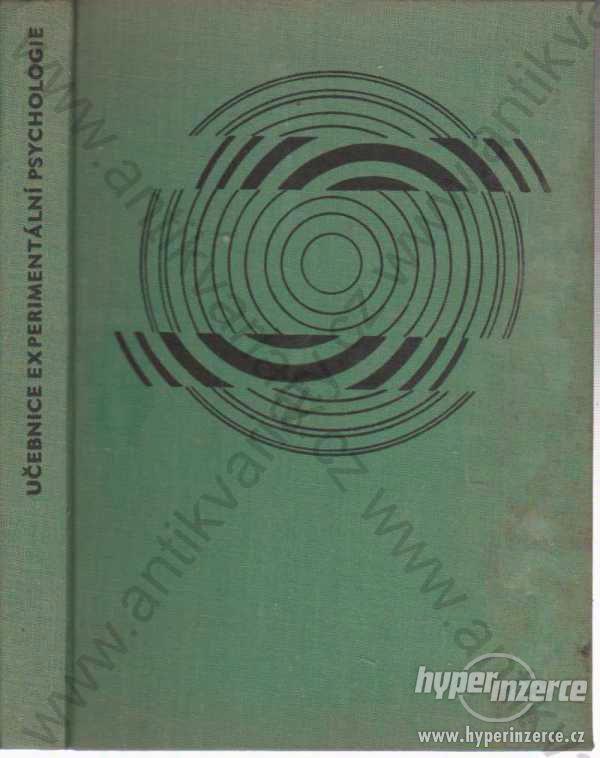 Učebnice experimentální psychologie 1967 - foto 1