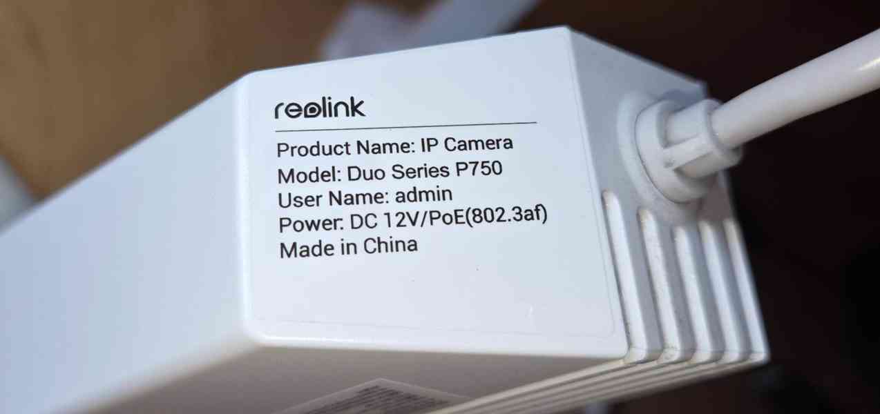 Venkovní IP kamera REOLINK P750-A s PoE - foto 2