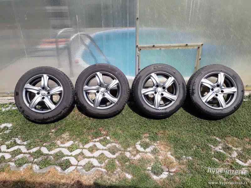 Prodám německá Alu kola Brock R15 s pneu Michelin - foto 1