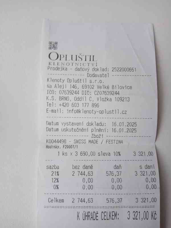 Pánské hodinky SWISS FESTIMA - foto 3