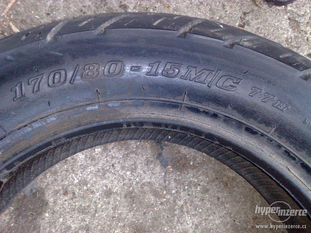 170/80 15 M/C 77H DUNLOP K555 nová pneumatika pro Choppery bazar
