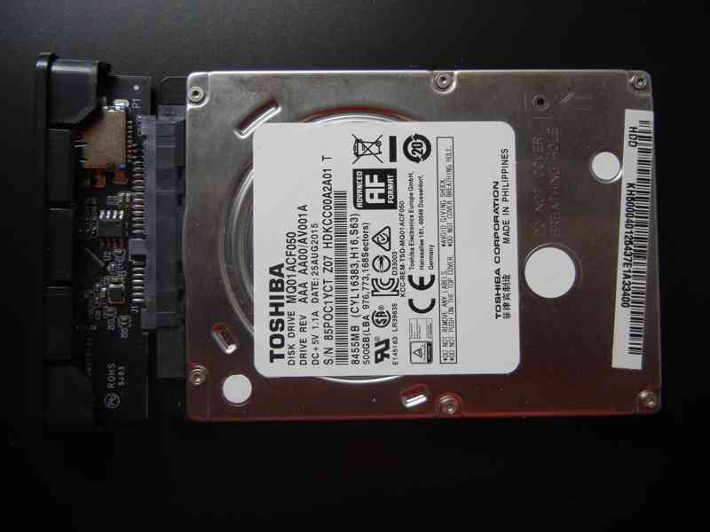 Hliníkové pouzdro na SSD / HDD 2.5'' SATA3 USB 3.0 - foto 4