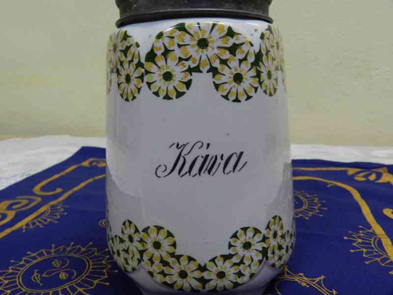 Stará Dóza Kořenka Káva plechové víčko Jílové Děčín - foto 2