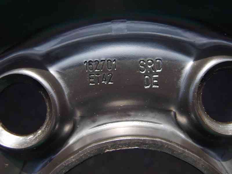 Originální dojezdové kolo Škoda Fabia I RS 205/45 R16 - foto 7