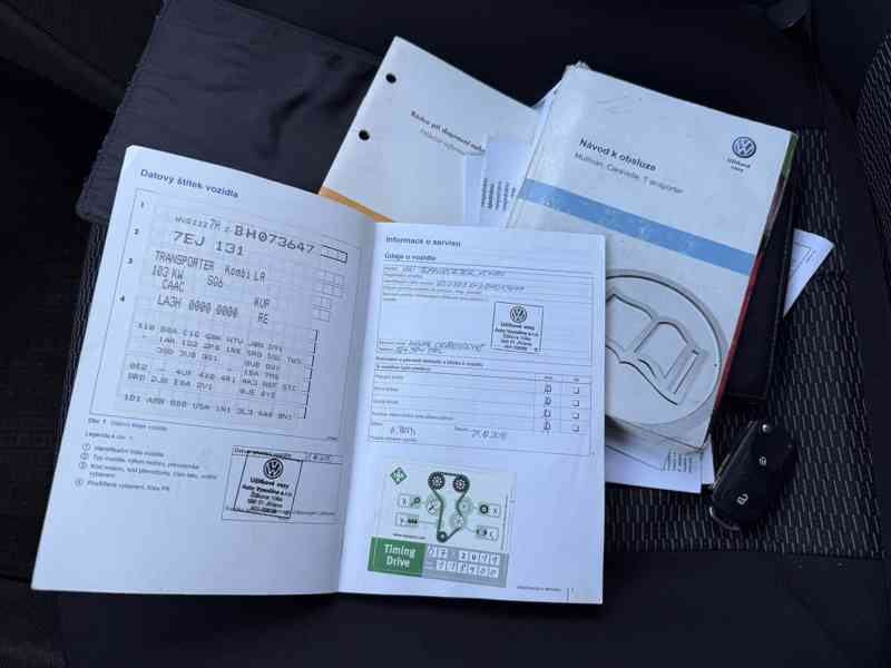 VW T5 2.0 TDI 103 kW,7 míst,2. majitel,CZ původ, 191 tis km - foto 19