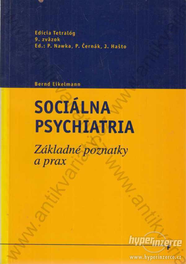 Sociálna psychiatria Berd Eikelmann 1999 F.Trenčín - foto 1