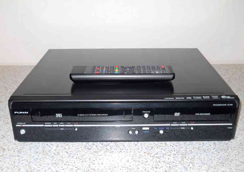 VHS-DVD rekordér FUNAI WD6D-M101 - foto 2