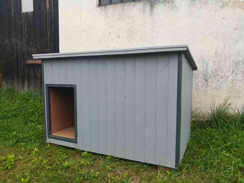 Psí bouda - NOVÁ =Hygienická bouda pro psa pro střední plem - foto 4
