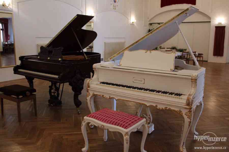 Luxusní klavír Petrof rokoko model IV, 174 cm - foto 2