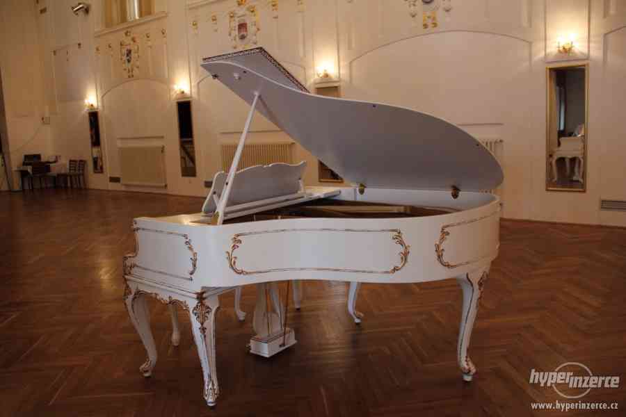 Luxusní klavír Petrof rokoko model IV, 174 cm - foto 4