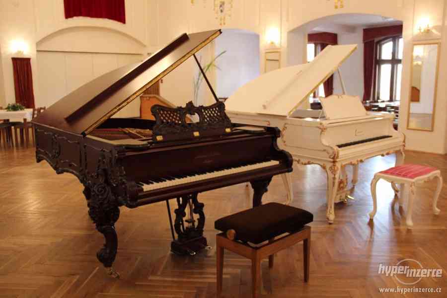 Luxusní klavír Petrof rokoko model IV, 174 cm - foto 9