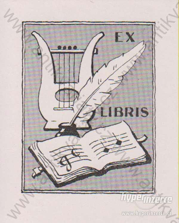 Ex Libris G C  rozměr 7,7 x 6 cm - foto 1