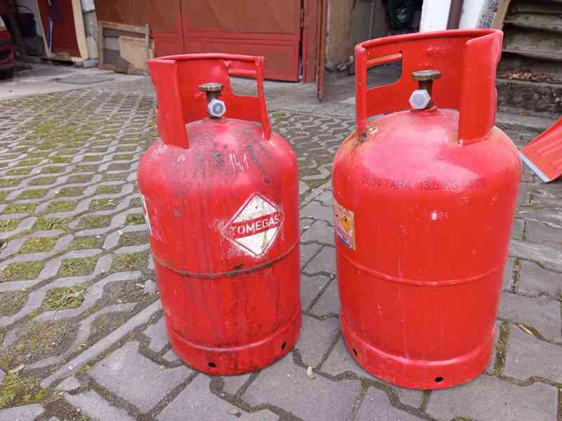 Prodám 2 plynové lahve 10 kg  - foto 2