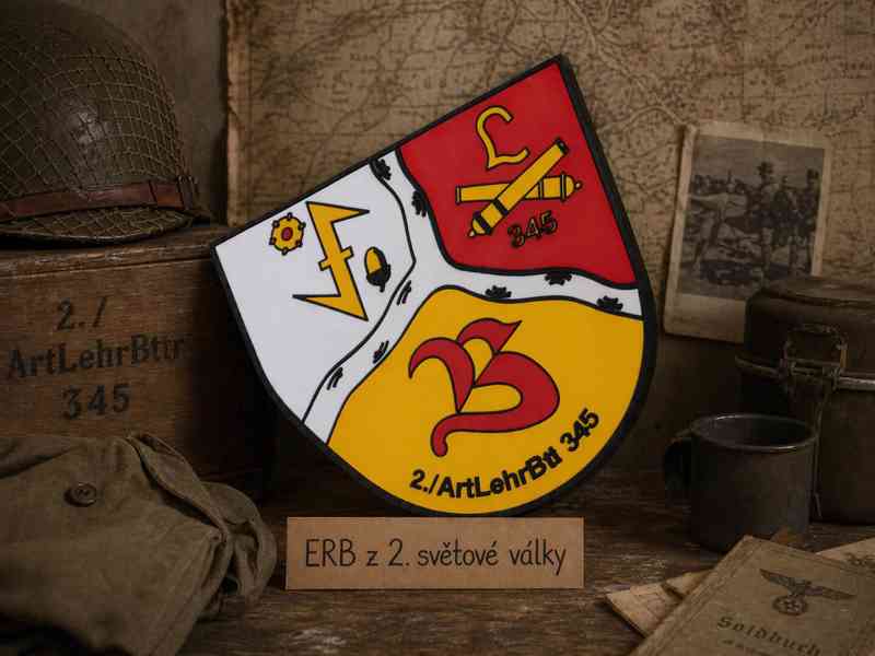 Dekorativní vojenský erb – zajímavý sběratelský doplněk - foto 2