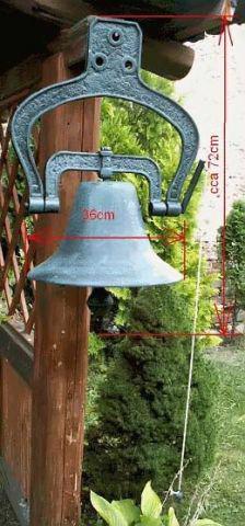 Velký odlévaný zvon průměr 36 cm - foto 3