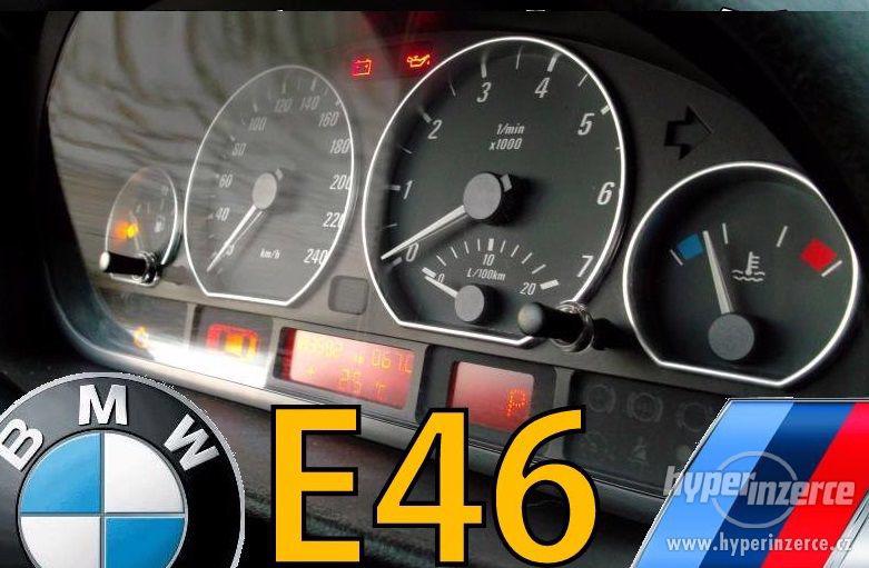 chrom tachometr tuning interier bmw e46 ramecky - foto 1