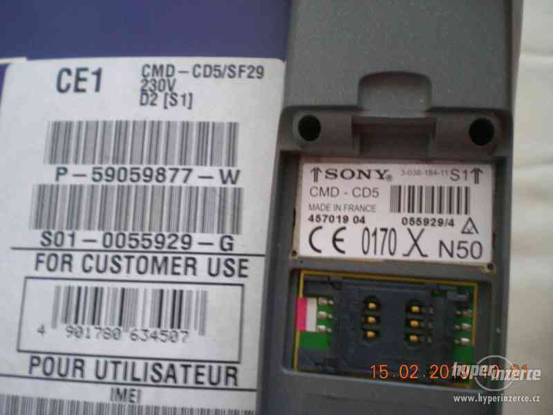 Sony CMD-CD5 - historické telefony z r.2001 od 100,-Kč - foto 15