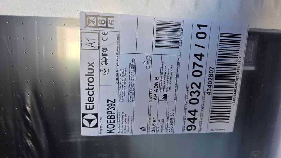 vestavný set trouby a mikrovlné trouby Electrolux, černý - foto 4