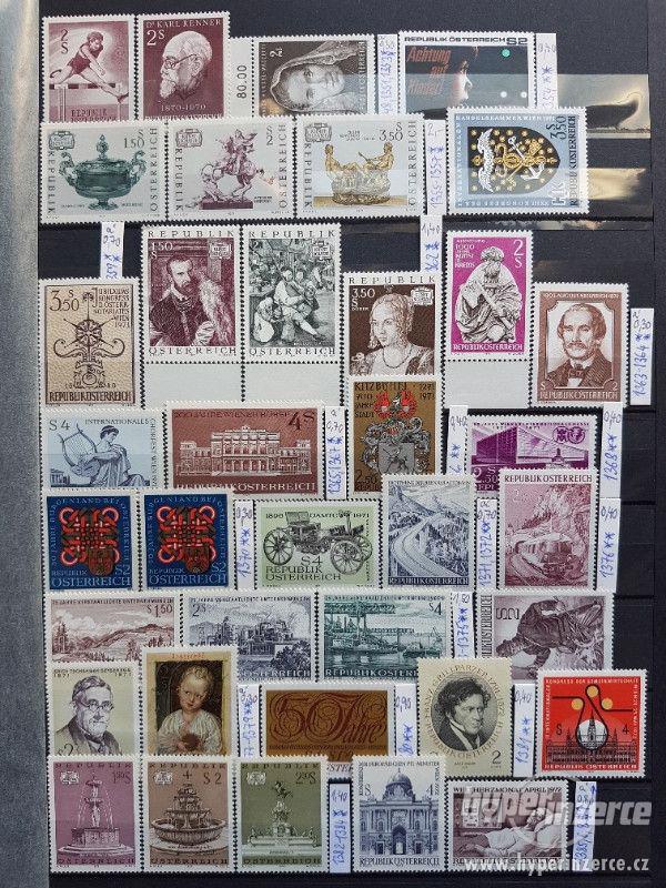 Rakouské známky čisté** 1949-1986 prodej - foto 8