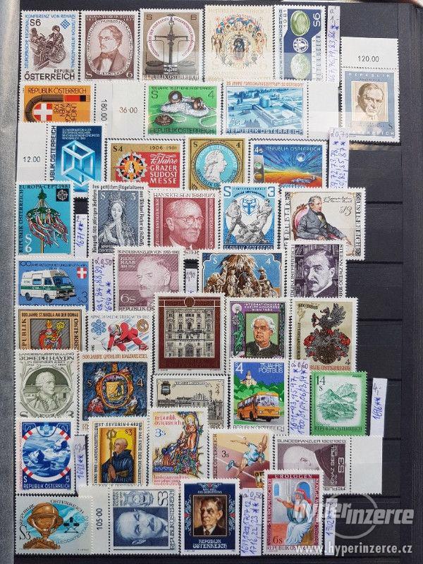 Rakouské známky čisté** 1949-1986 prodej - foto 16