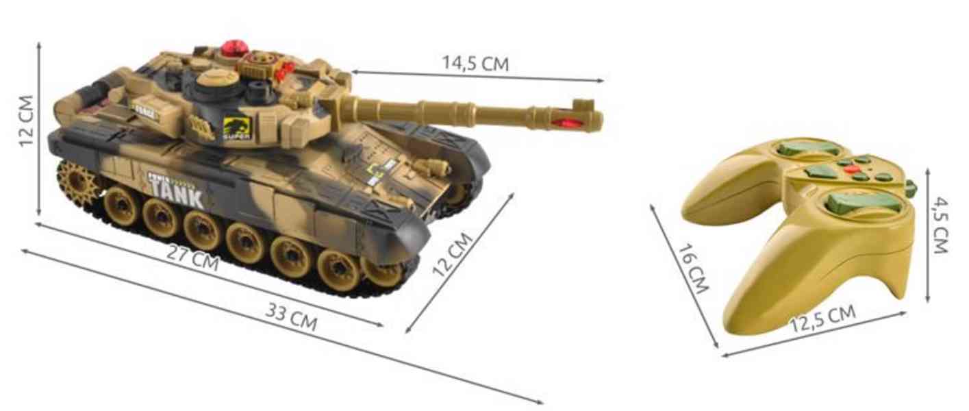 RC Tank na dálkové ovládání 1:14 - foto 6