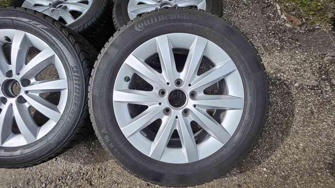 ❄️ Zimní ALU kola Mercedes 5x112 + Continental 205/55 R16 🔧 - foto 3