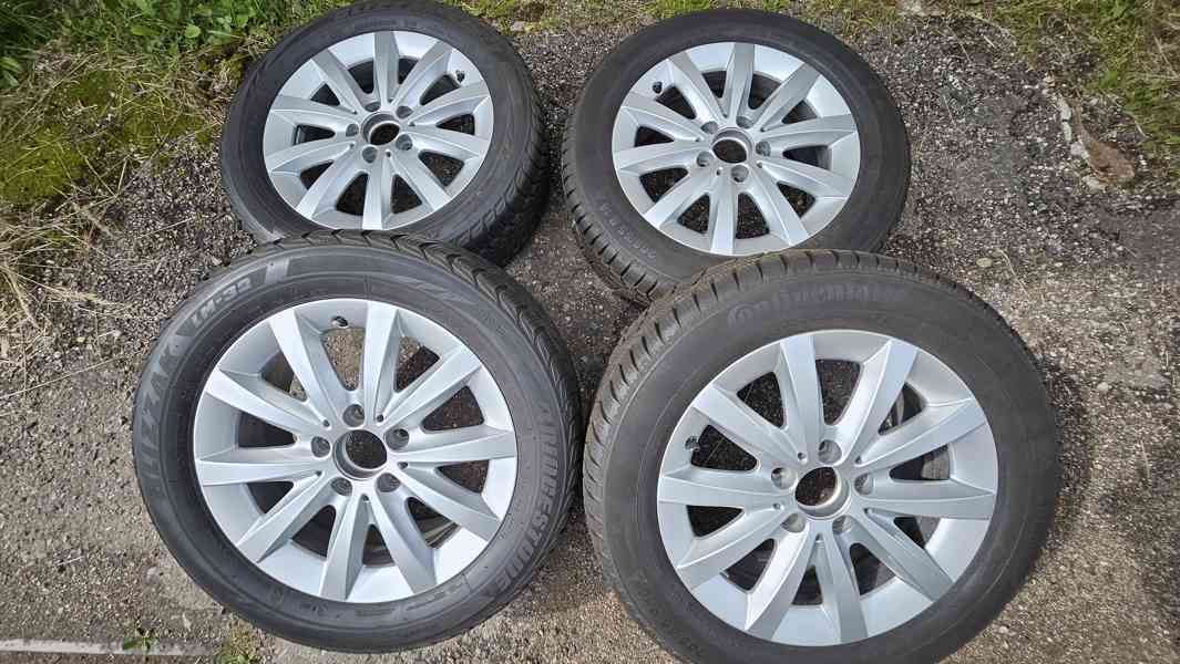 ❄️ Zimní ALU kola Mercedes 5x112 + Continental 205/55 R16 🔧 - foto 2
