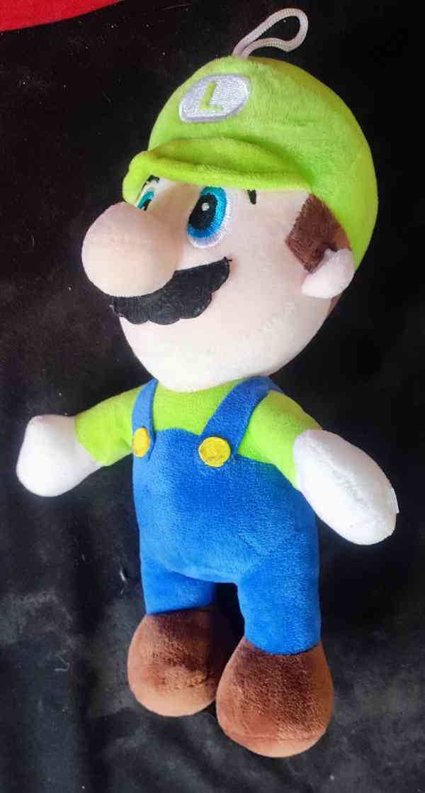 Plyšák Super Mario, zelený  - foto 3