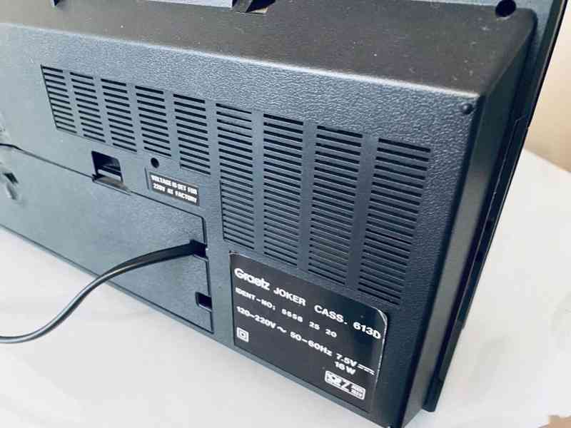 Radiomagnetofon REZERVACE Graetz Joker 613 D, rok 1989 - foto 16