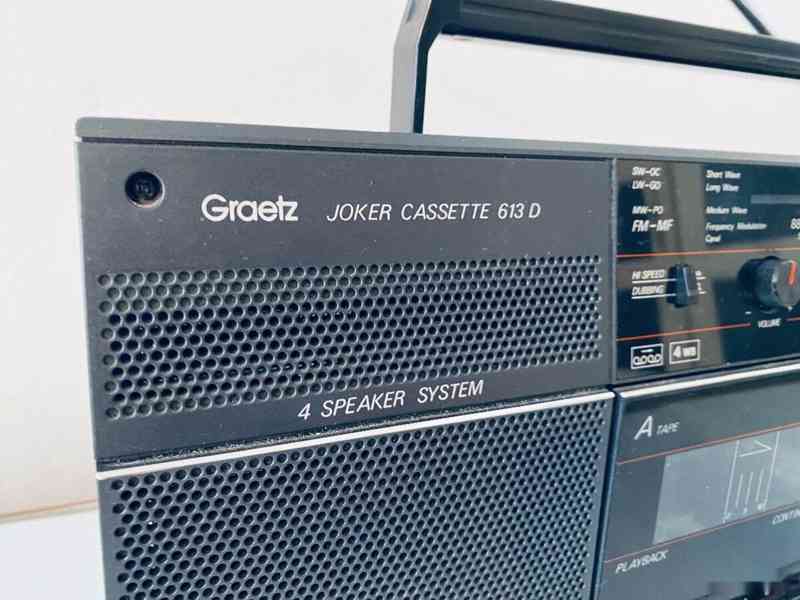 Radiomagnetofon REZERVACE Graetz Joker 613 D, rok 1989 - foto 2