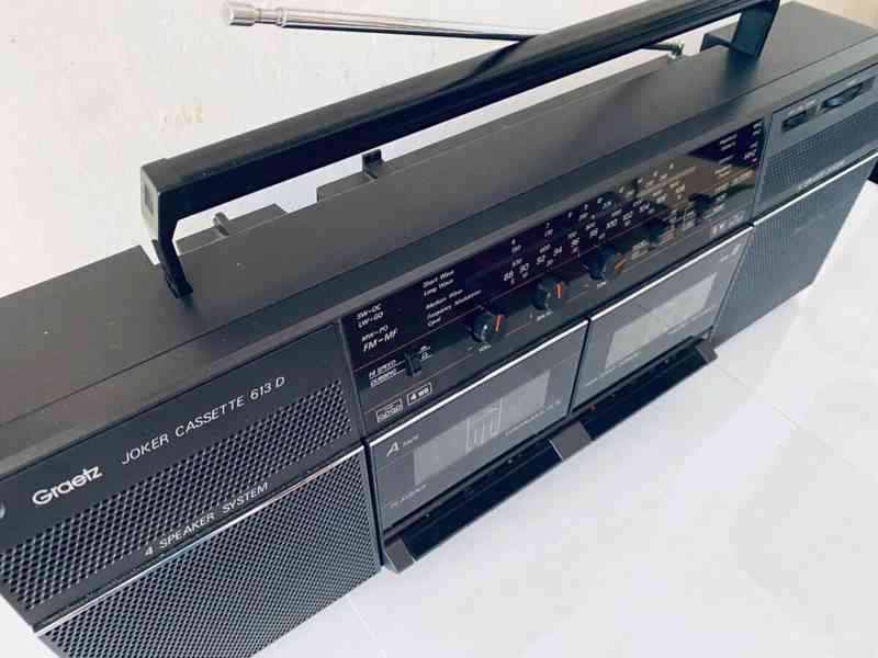 Radiomagnetofon REZERVACE Graetz Joker 613 D, rok 1989 - foto 14