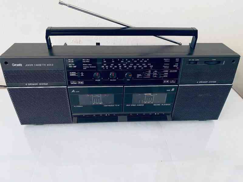 Radiomagnetofon REZERVACE Graetz Joker 613 D, rok 1989 - foto 6