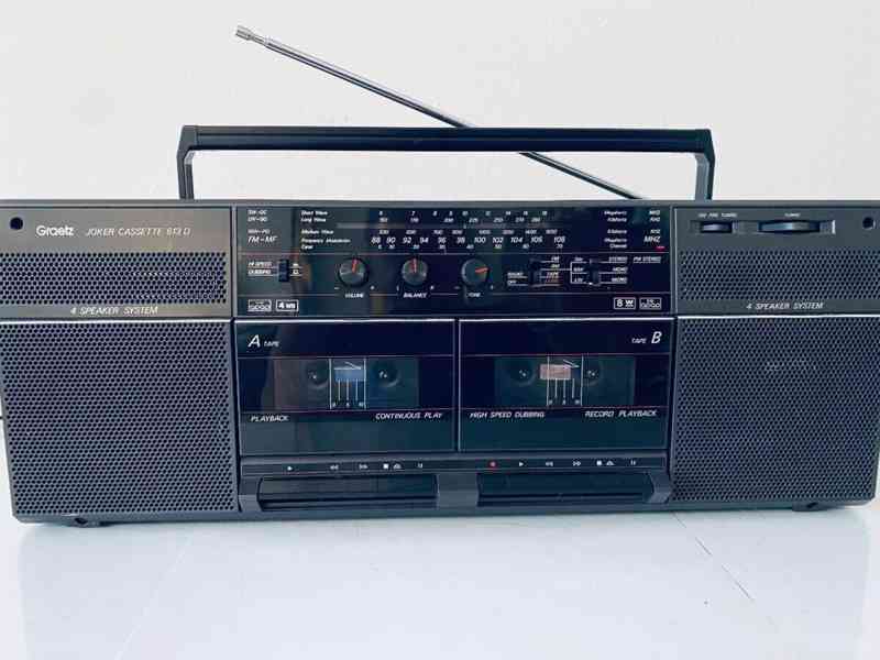 Radiomagnetofon REZERVACE Graetz Joker 613 D, rok 1989 - foto 3