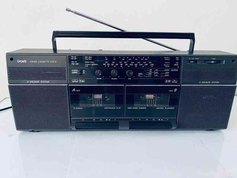Radiomagnetofon REZERVACE Graetz Joker 613 D, rok 1989 - foto 12