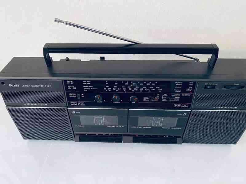 Radiomagnetofon REZERVACE Graetz Joker 613 D, rok 1989 - foto 8