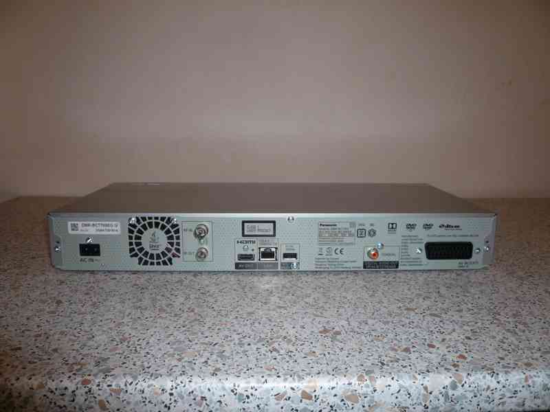 ⚠️⚡️Panasonic DMR-BCT765 3D Blu-ray rekordér / 500GB HDD - foto 5