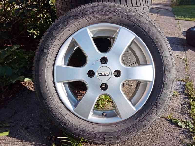 Obutá Alu kola CMS 15ky 4x108 CITROEN PEUGEOT FORD - dobírka - foto 2