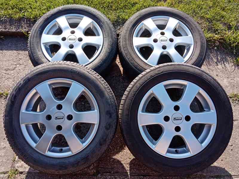 Obutá Alu kola CMS 15ky 4x108 CITROEN PEUGEOT FORD - dobírka - foto 3