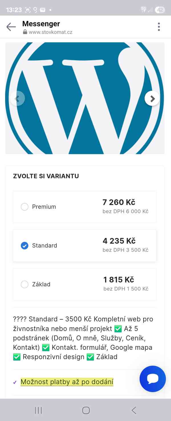 Webové stranky WordPress elementor  - foto 2