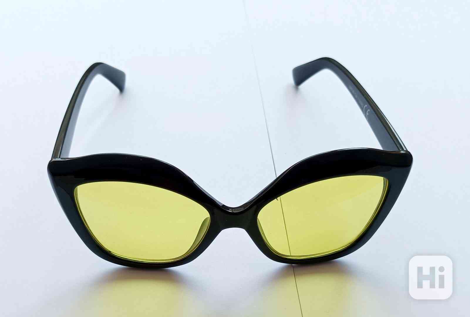 Brýle žlutá skla, UV filtr 400, nedioptrické - foto 1