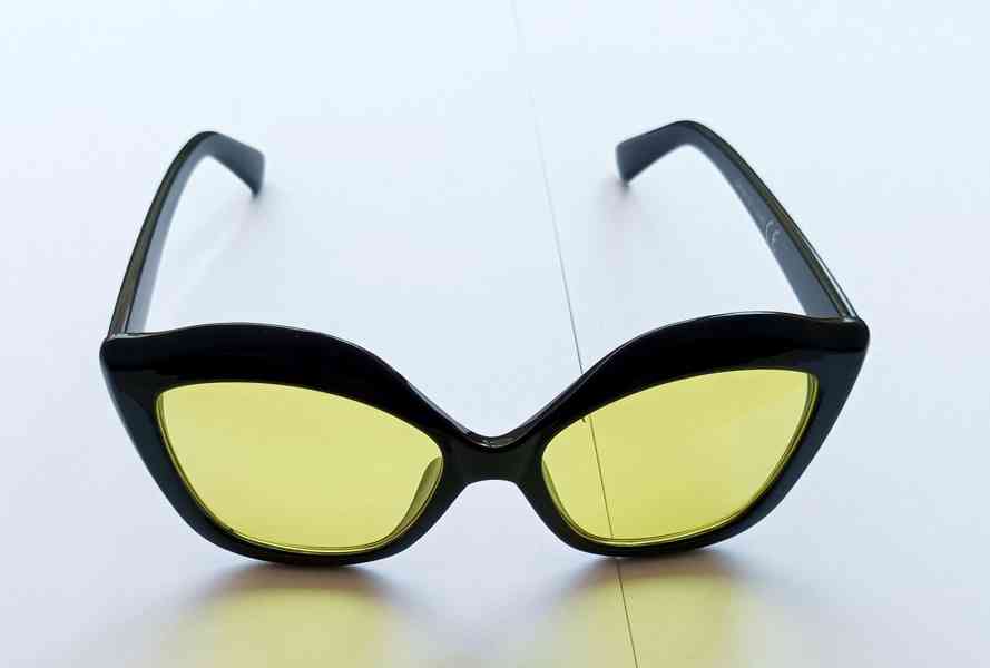 Brýle žlutá skla, UV filtr 400, nedioptrické - foto 1
