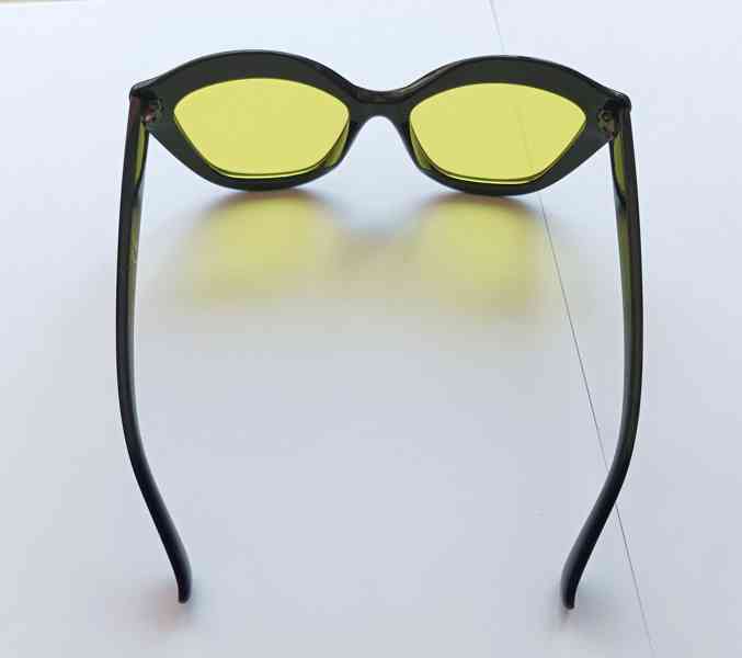 Brýle žlutá skla, UV filtr 400, nedioptrické - foto 2