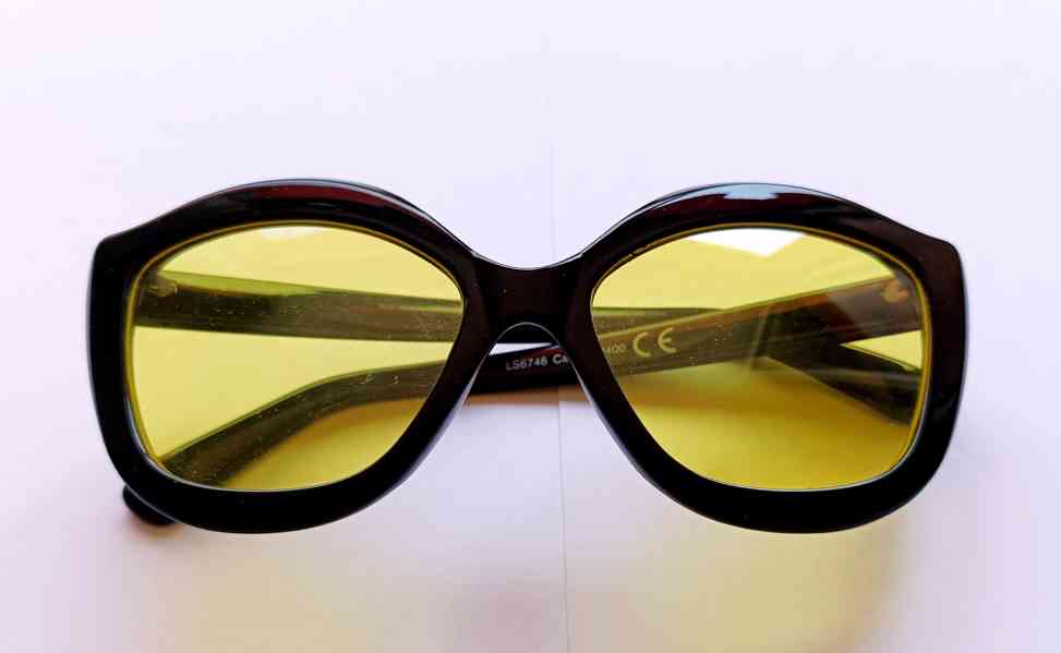 Brýle žlutá skla, UV filtr 400, nedioptrické - foto 4