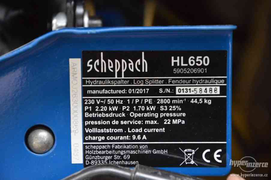 Štípačka na dřevo Scheppach HL650 - foto 4